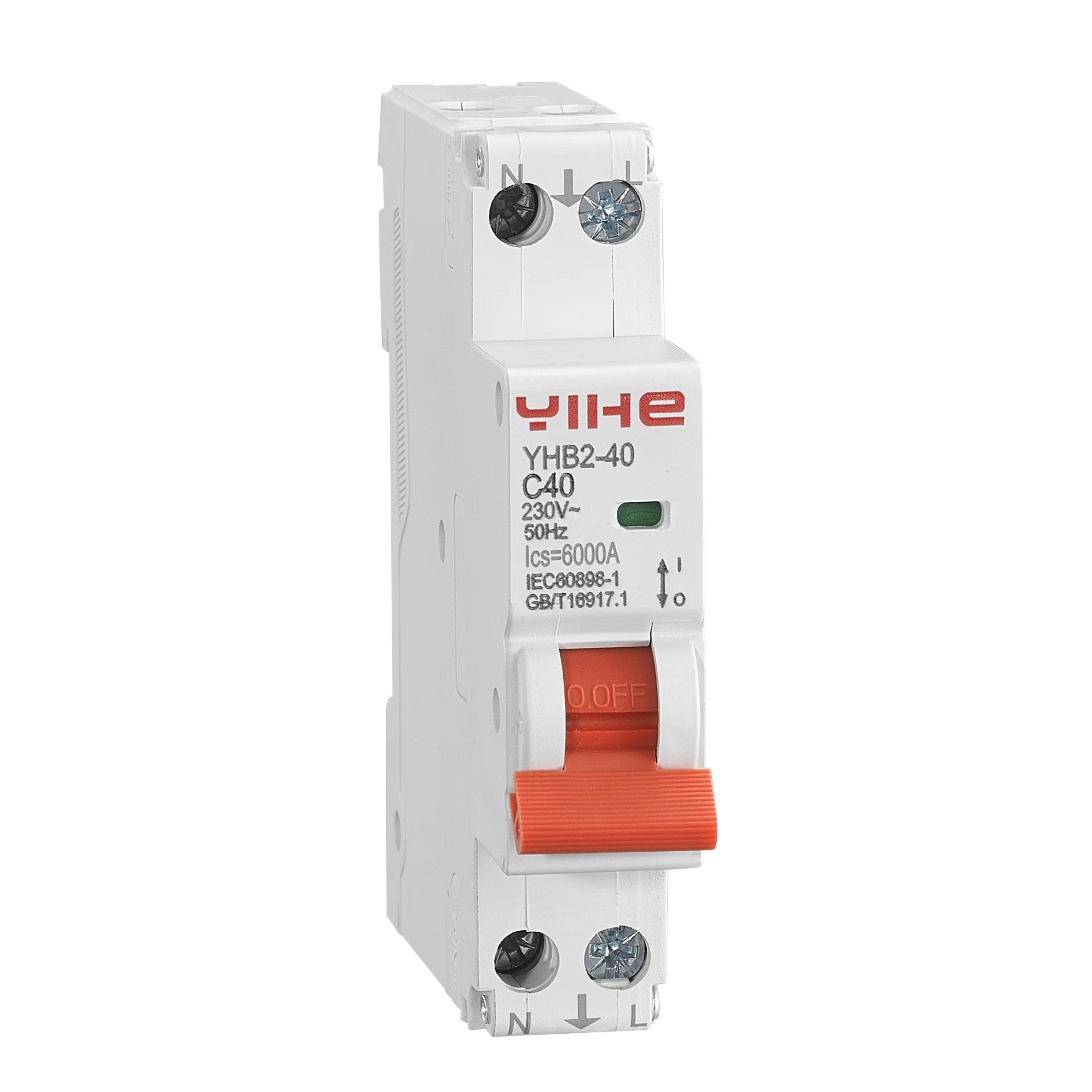 YHB2-40 DPN “Phase+Neutral"Circuit Breaker